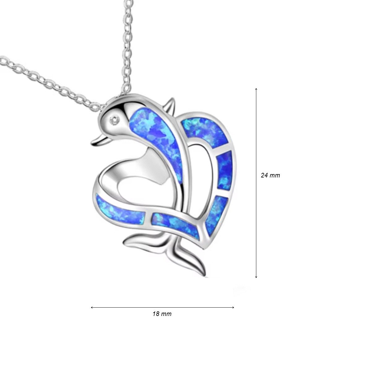 ELLAWIL Edelstahlkette Halskette Edelstahlkette Venezianerkette mit Delfin- günstig online kaufen