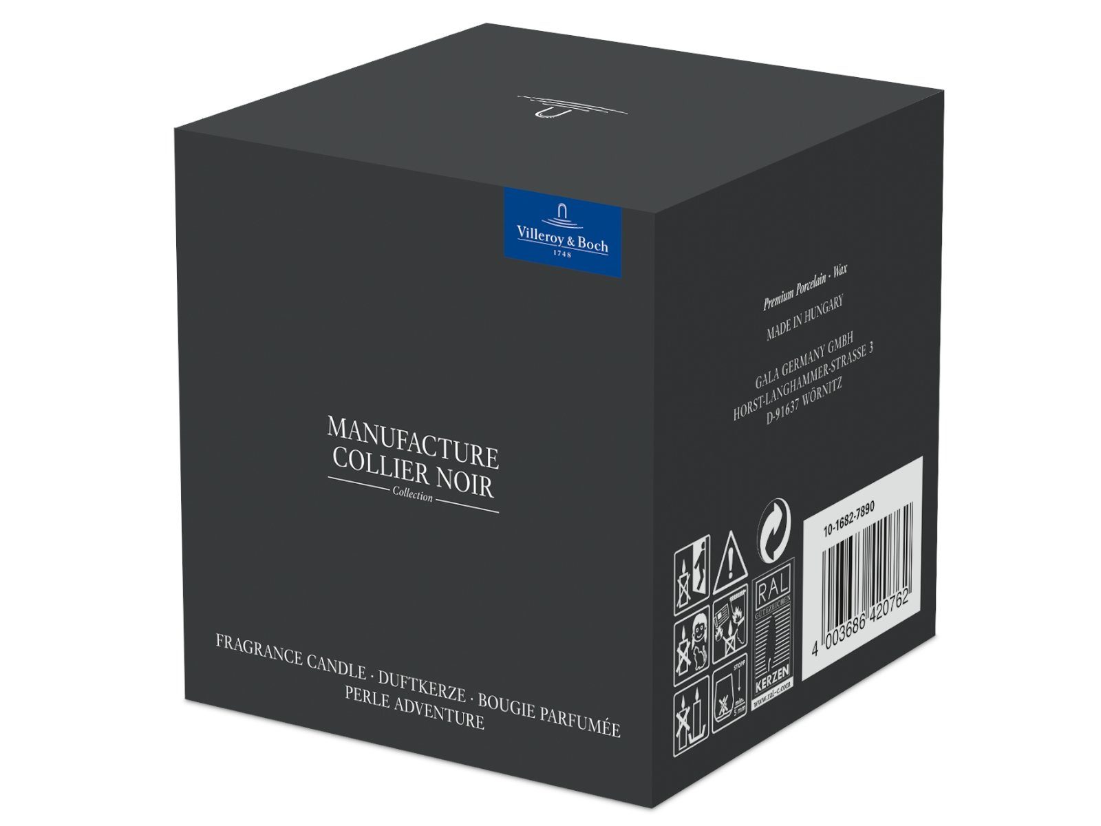 Villeroy & Boch Duftkerze Manufacture Collier noir Duftkerze Perle Adventure