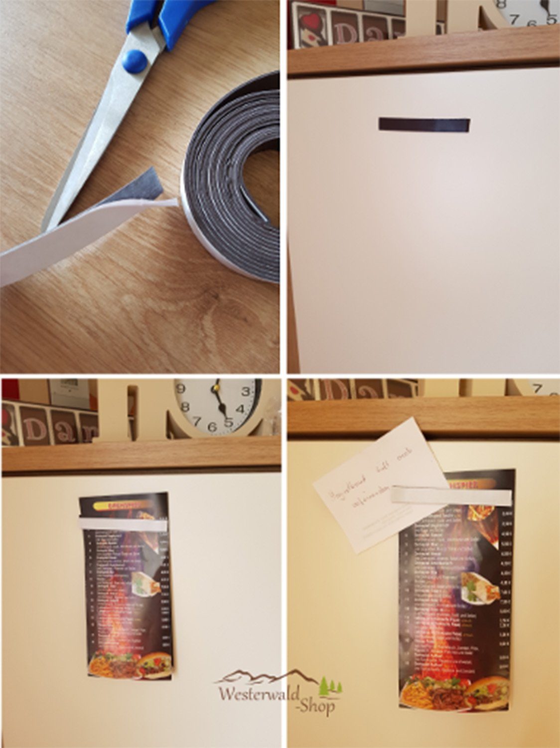 Top Ten Handels GmbH Magnethalter Magnetstreifen 2,5 m selbstklebender Magnet Magnetband Klebestreifen (Rolle, 1-St., Magnetfolie), Magnetband Klebestreifen selbstklebend Magnetstreifen