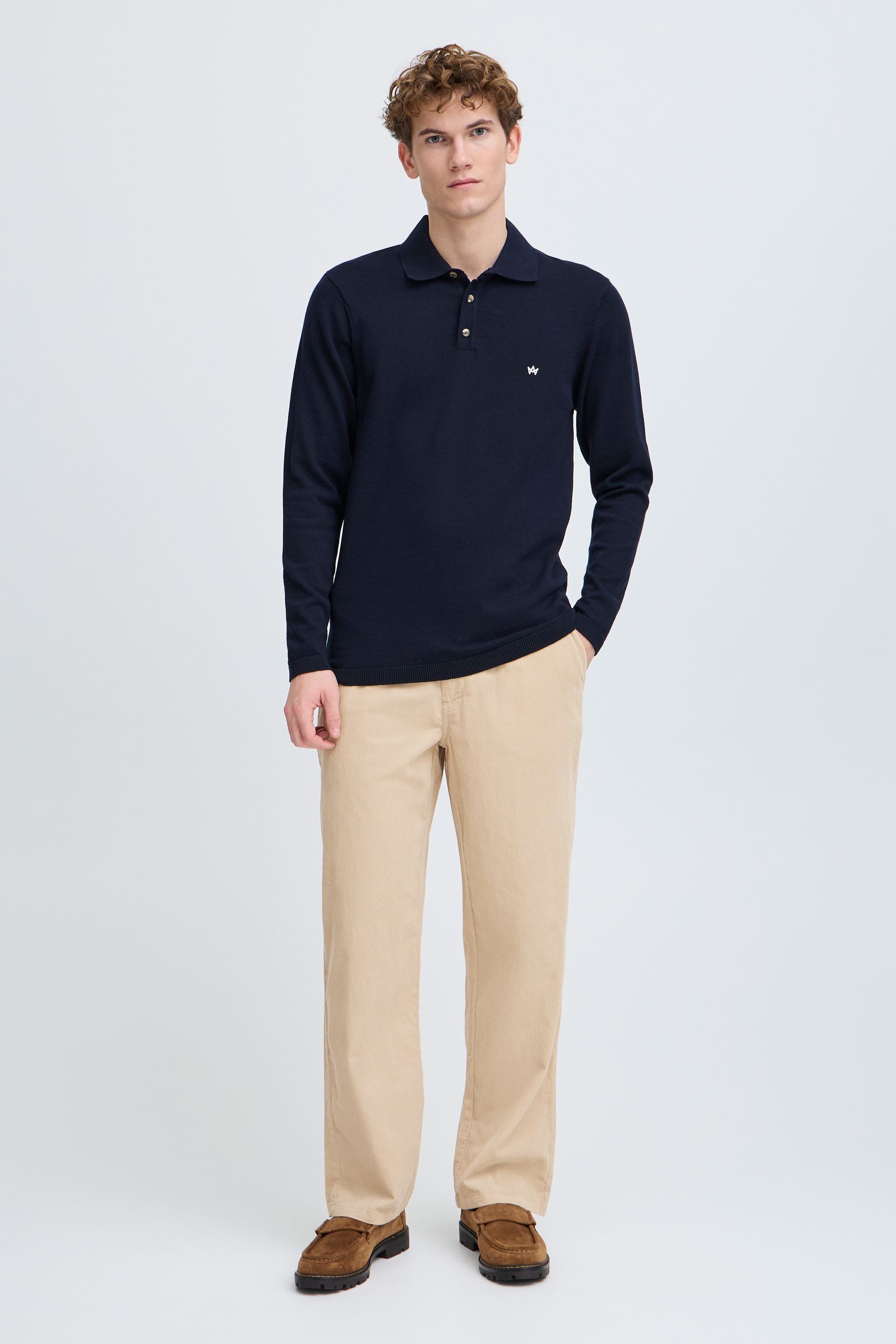 Kronstadt Chinohose KSAlicante Stoffhose mit elastischem Bund - Loose Fit