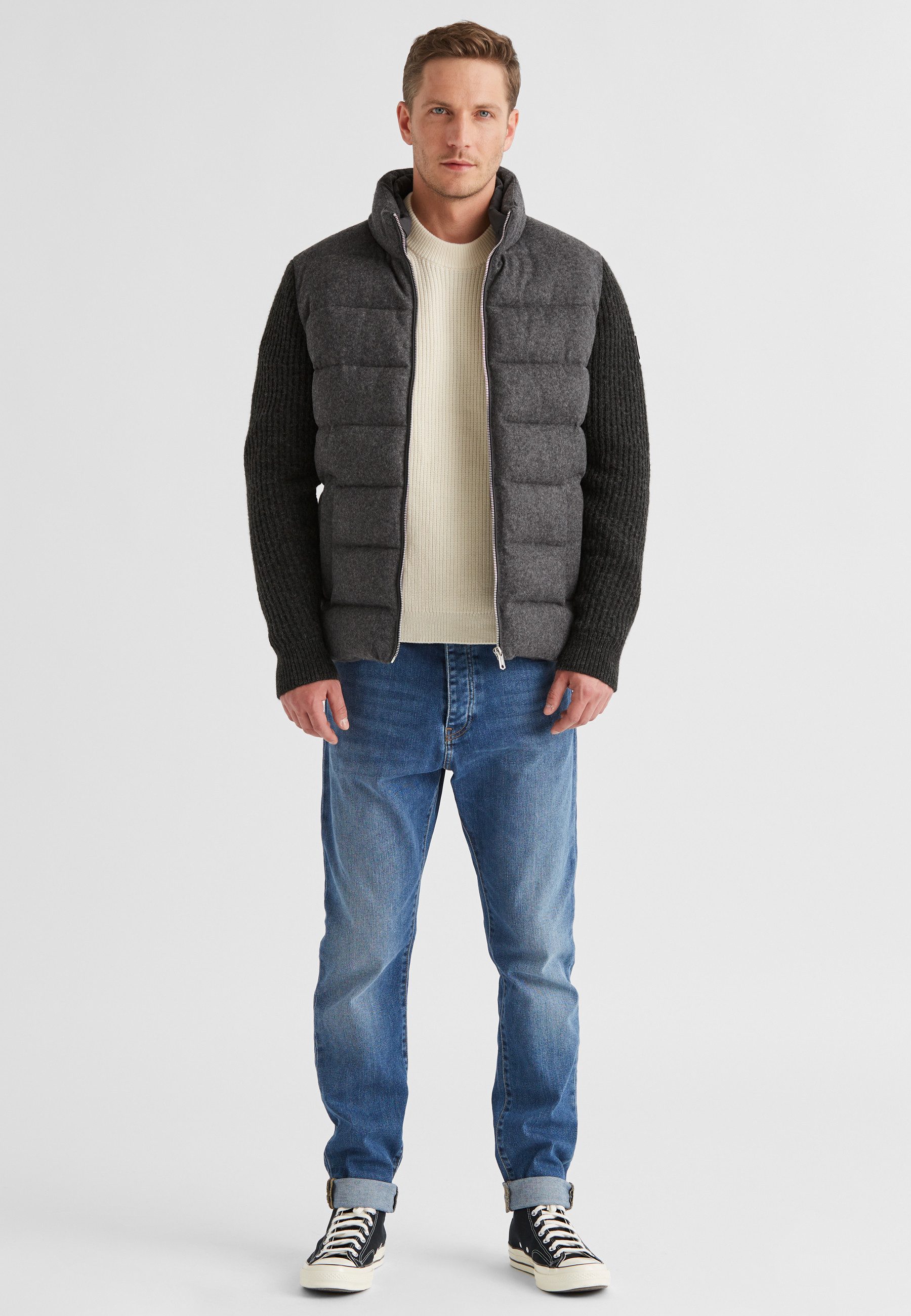 Milestone Wolljacke MSChester Herren Jacke Wolle klassisch, sportlich mit L günstig online kaufen