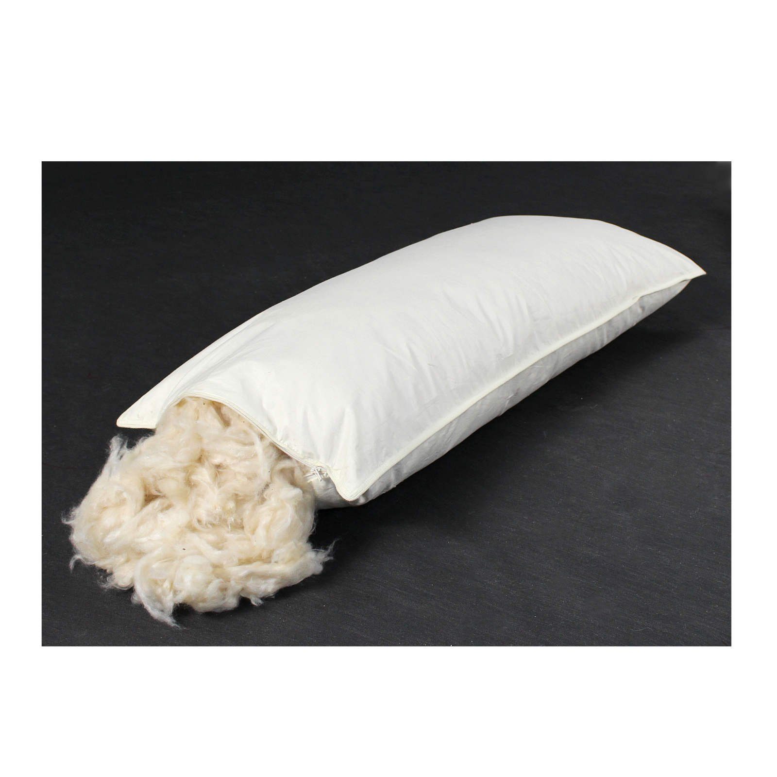 fränkische Schlaf-Manufaktur Gesundheitskissen Kapok Naturkissen aus reiner Pflanzenfaser für Allergiker