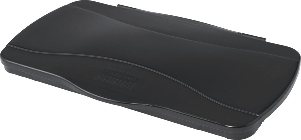 Rubbermaid Mülleimer Scharnierdeckel für SlimJim Abfallsammler schwarz