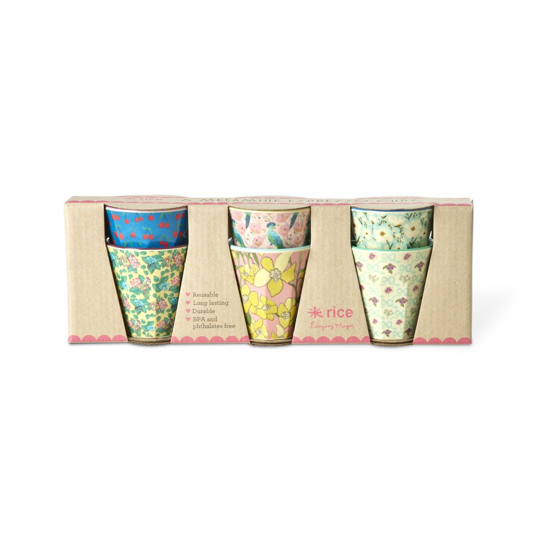rice Becher Rice Melamin Espresso - Cups Mehrfarbig - Show Your True Colors, 1-tlg., Melamin