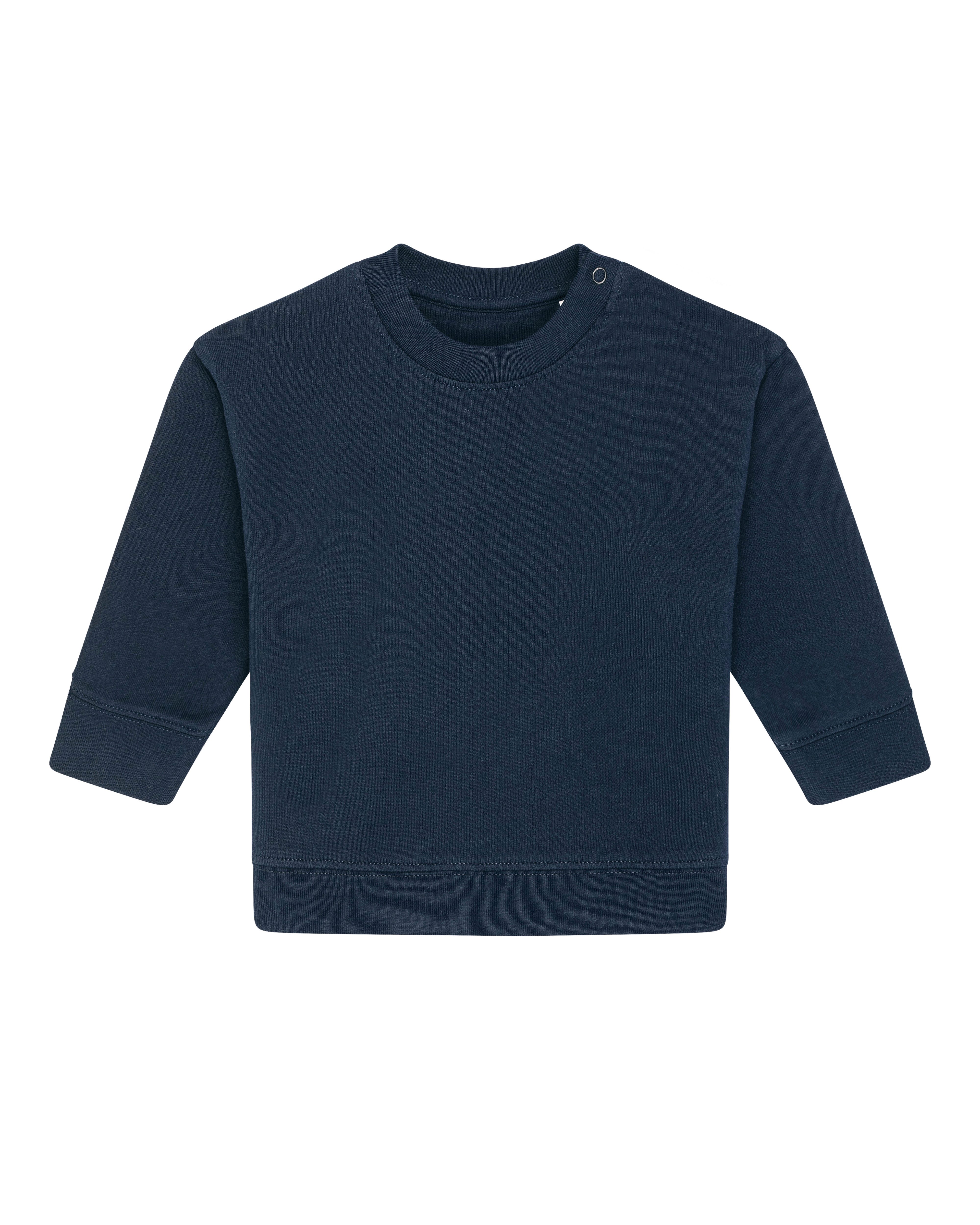 Sitztgut Sweatshirt Baby Sweatshirt aus Bio-Baumwolle (1-tlg) Schulterknopfleiste mit Druckknöpfen