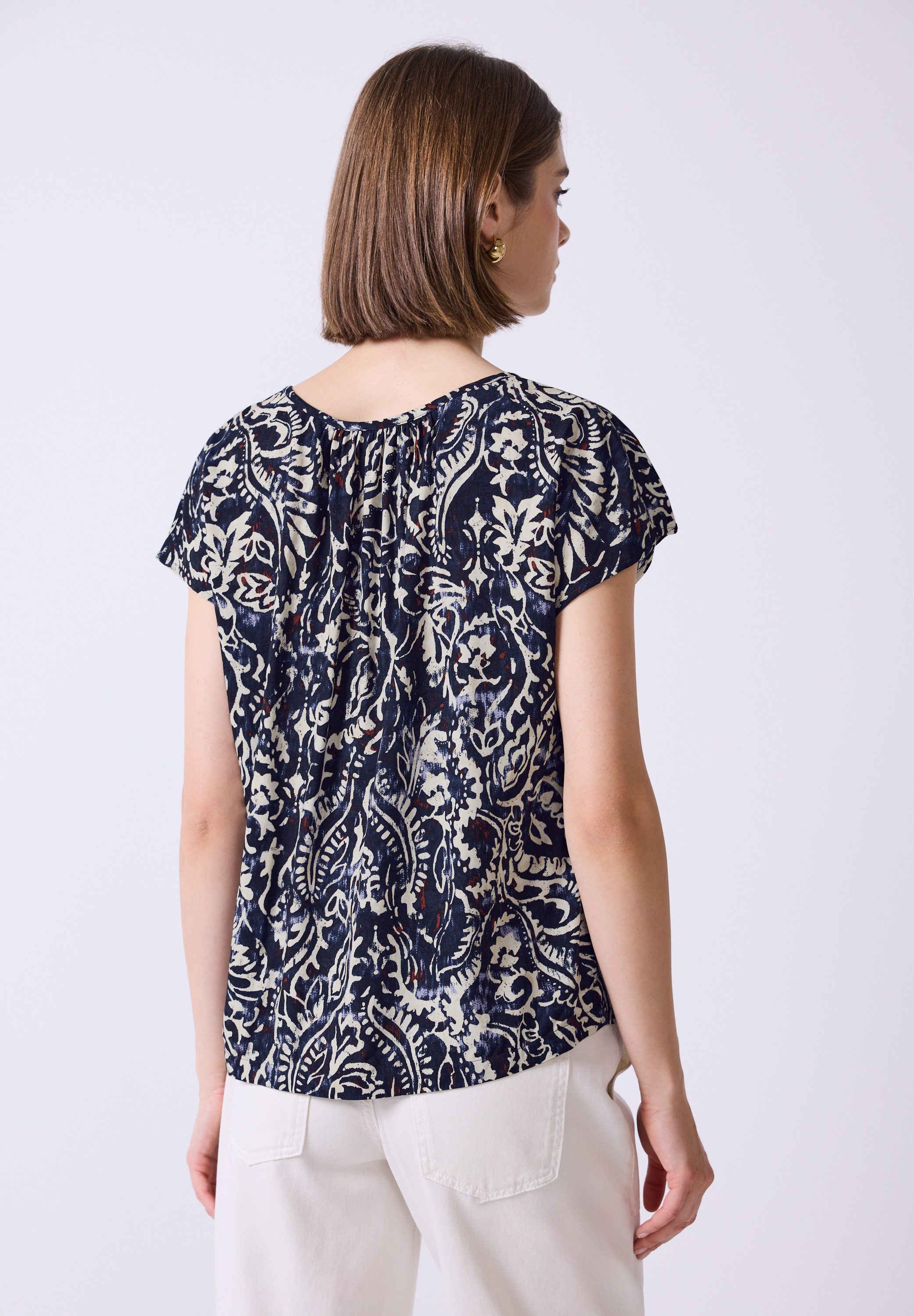 STREET ONE STUDIO Shirtbluse aus softer günstig online kaufen