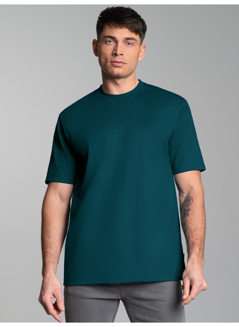 Trigema T-Shirt TRIGEMA T-Shirt aus 100% Baumwolle (1-tlg)