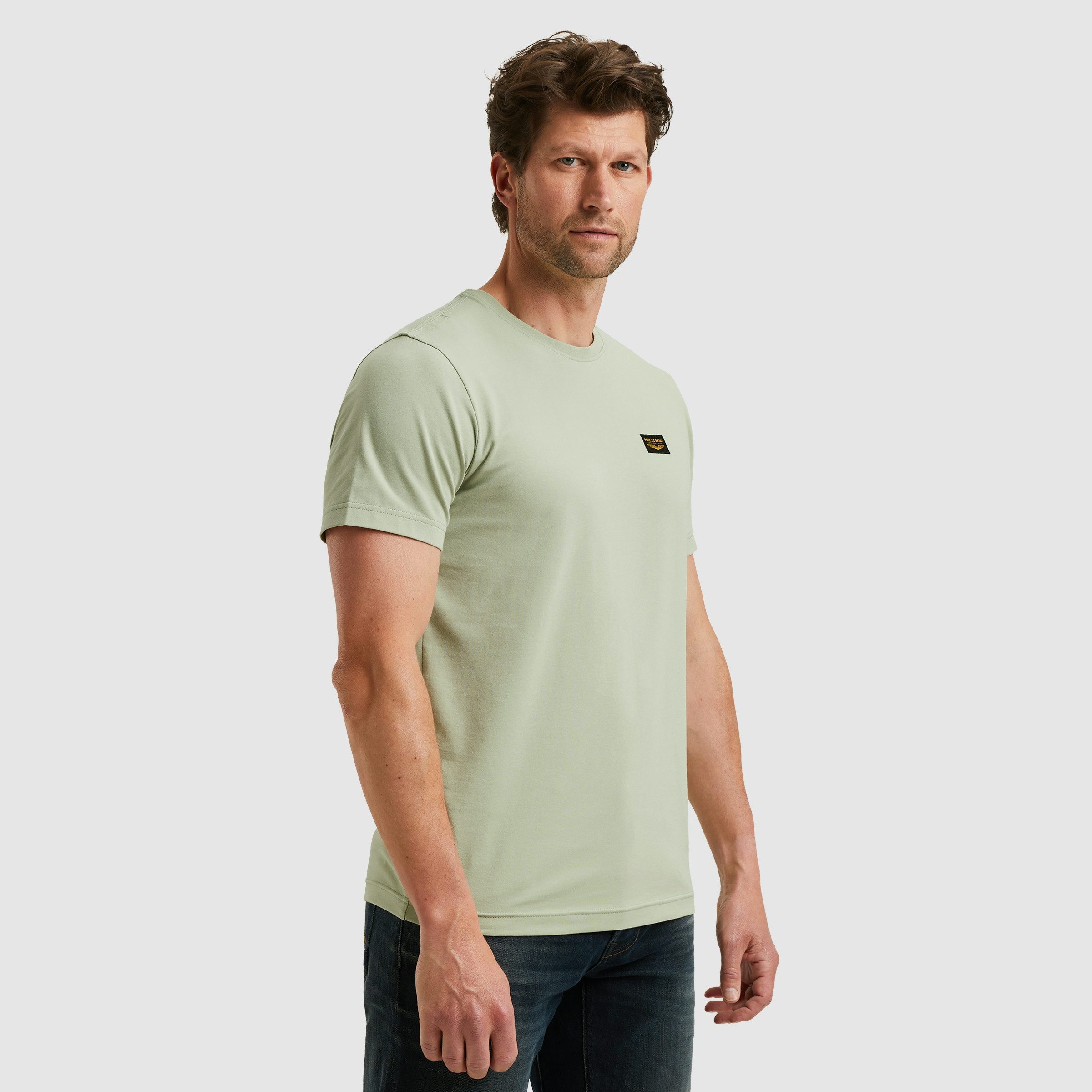 PME LEGEND T-Shirt mit Logobadge