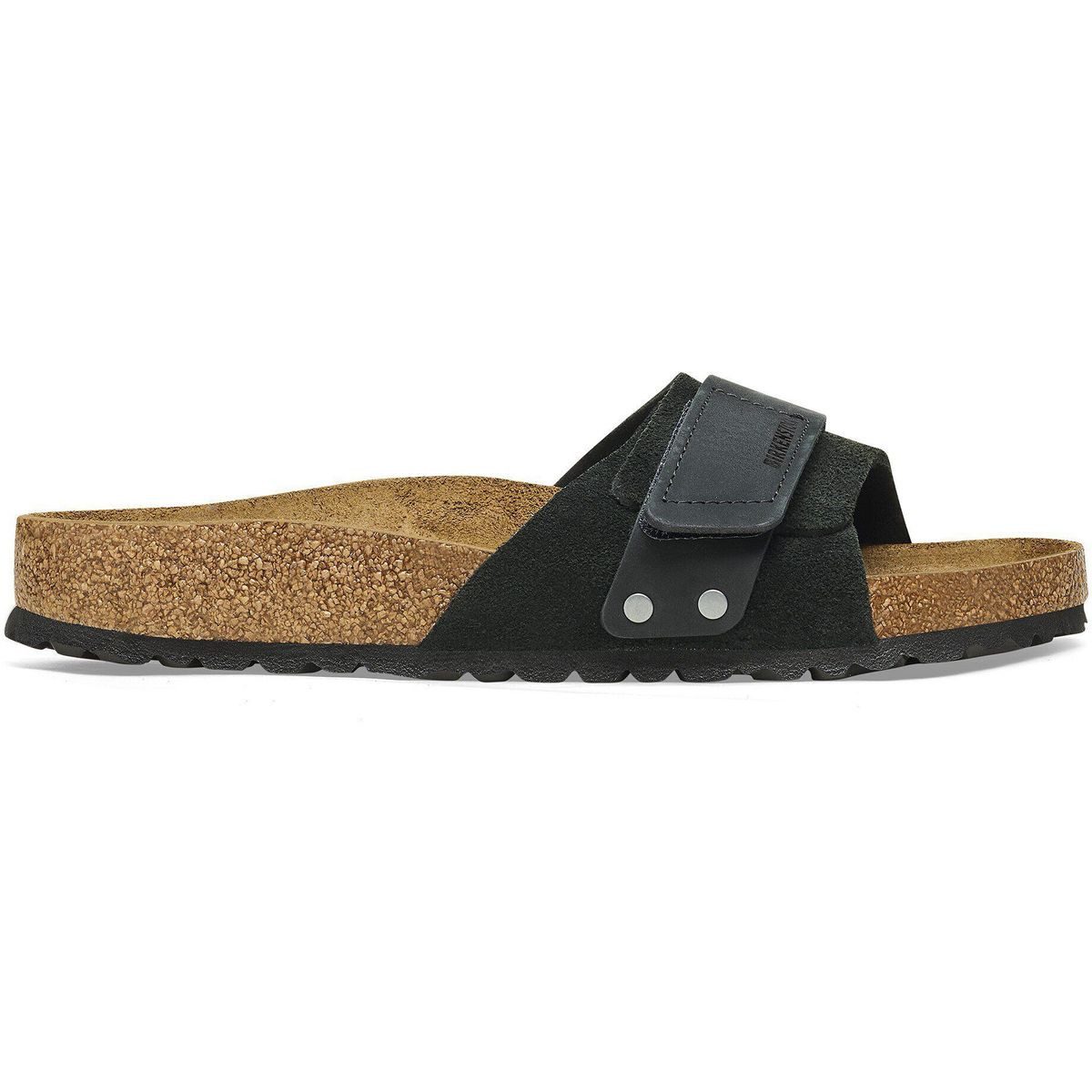 Birkenstock Oita W Lenb/Velour Leather Black Outdoorsandale Eleganz trifft auf Komfort mit einem stilvollen Design und einem