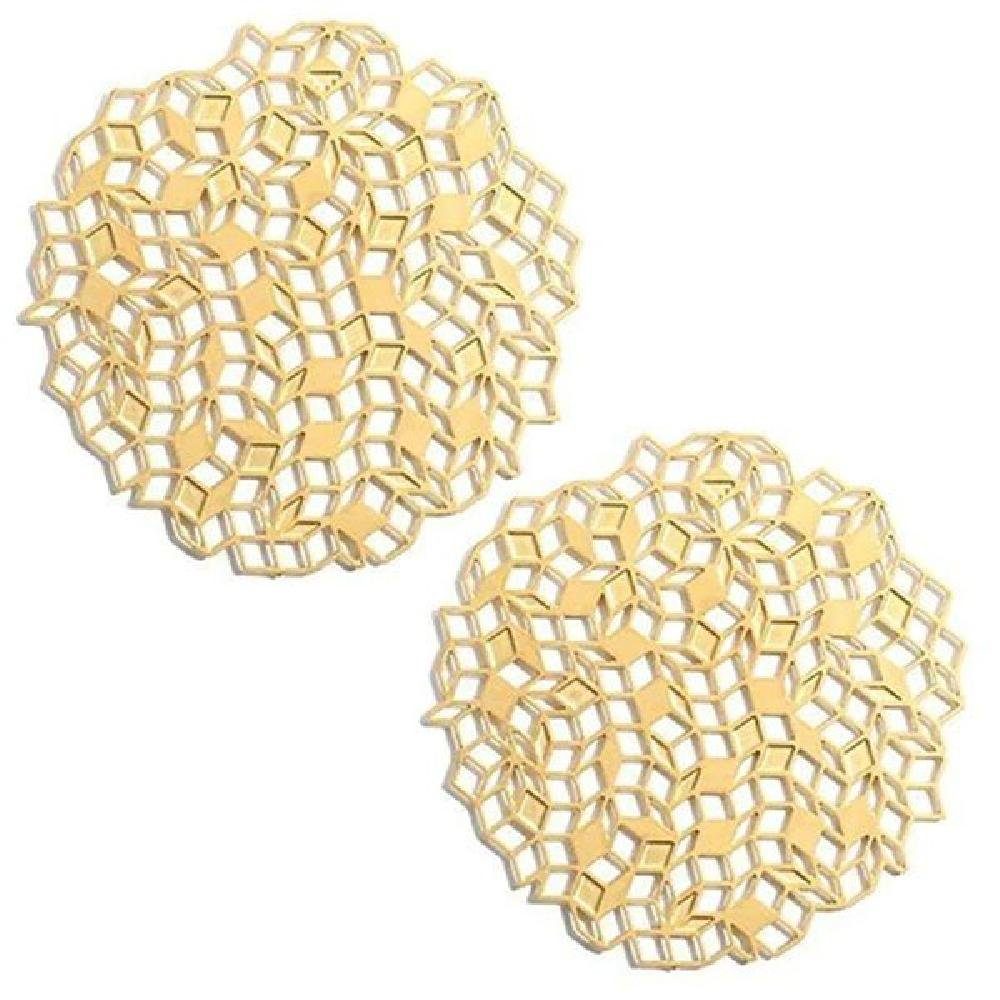 Fundamental Berlin Підставки для напоїв Glasuntersetzer Penrose Gold (2-teilig)