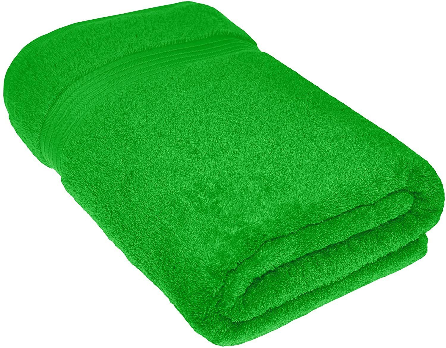 grün Handtuch Lashuma Linz, 100x150 Frottee (1-St), groß Handtuch