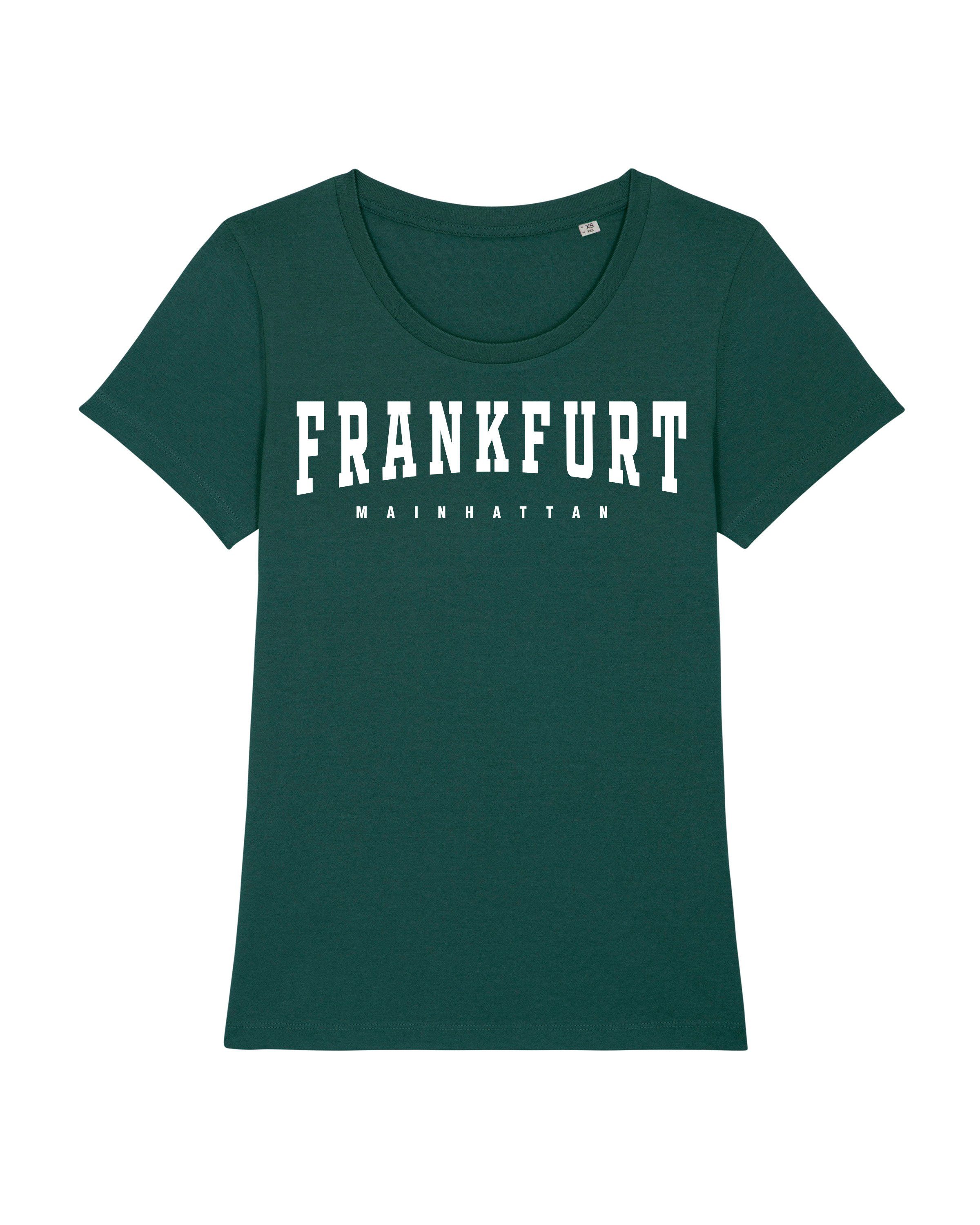 wat? Apparel Print-Shirt Frankfurt (1-tlg) glazed grün | T-Shirts