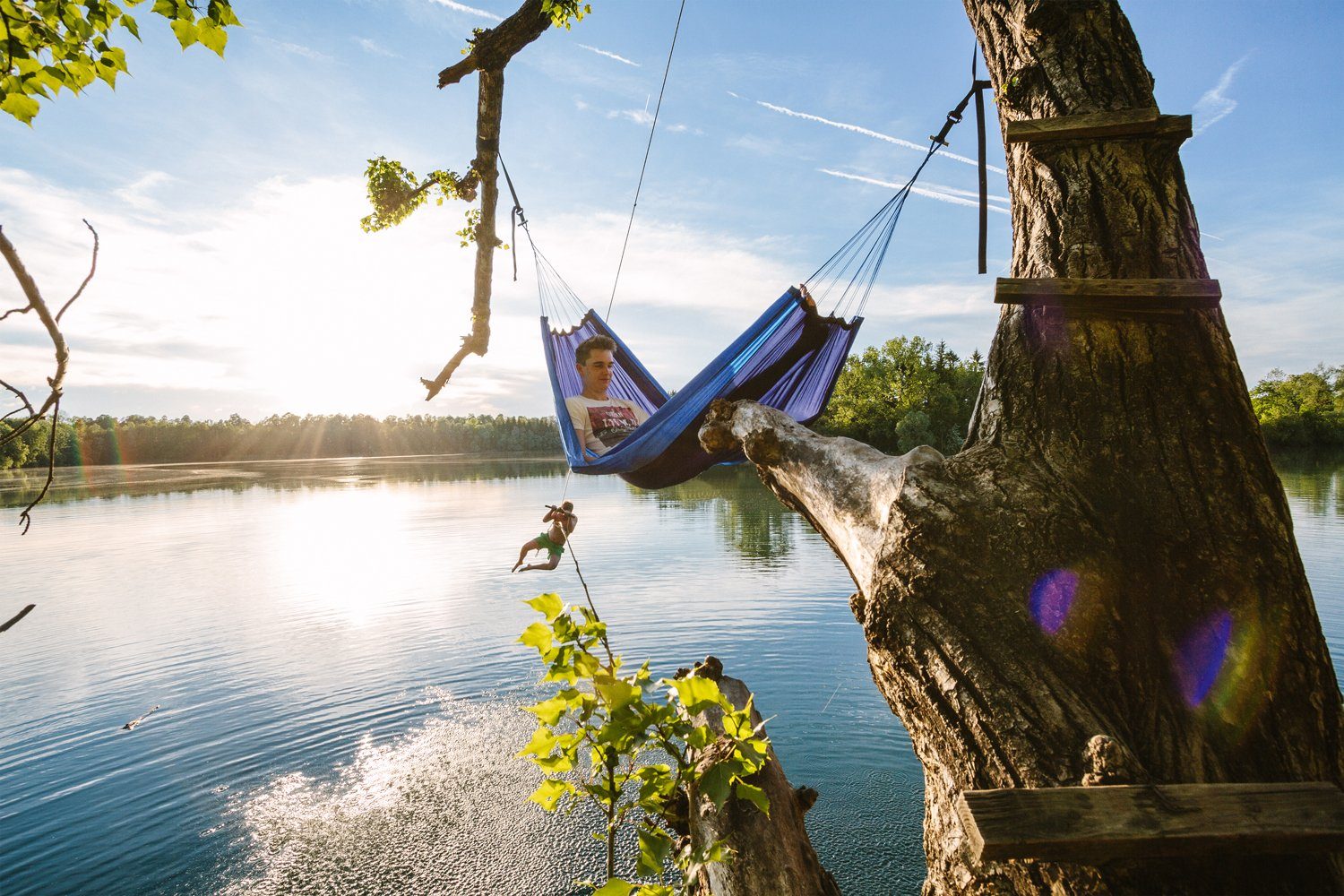 Amazonas Hängematte Ultra-Light Silk Traveller, 350 g, strapazierfähig