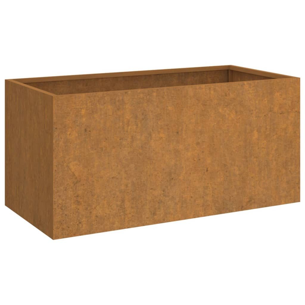 vidaXL Pflanzkübel, Pflanzkasten 62x30x29 cm Cortenstahl günstig online kaufen