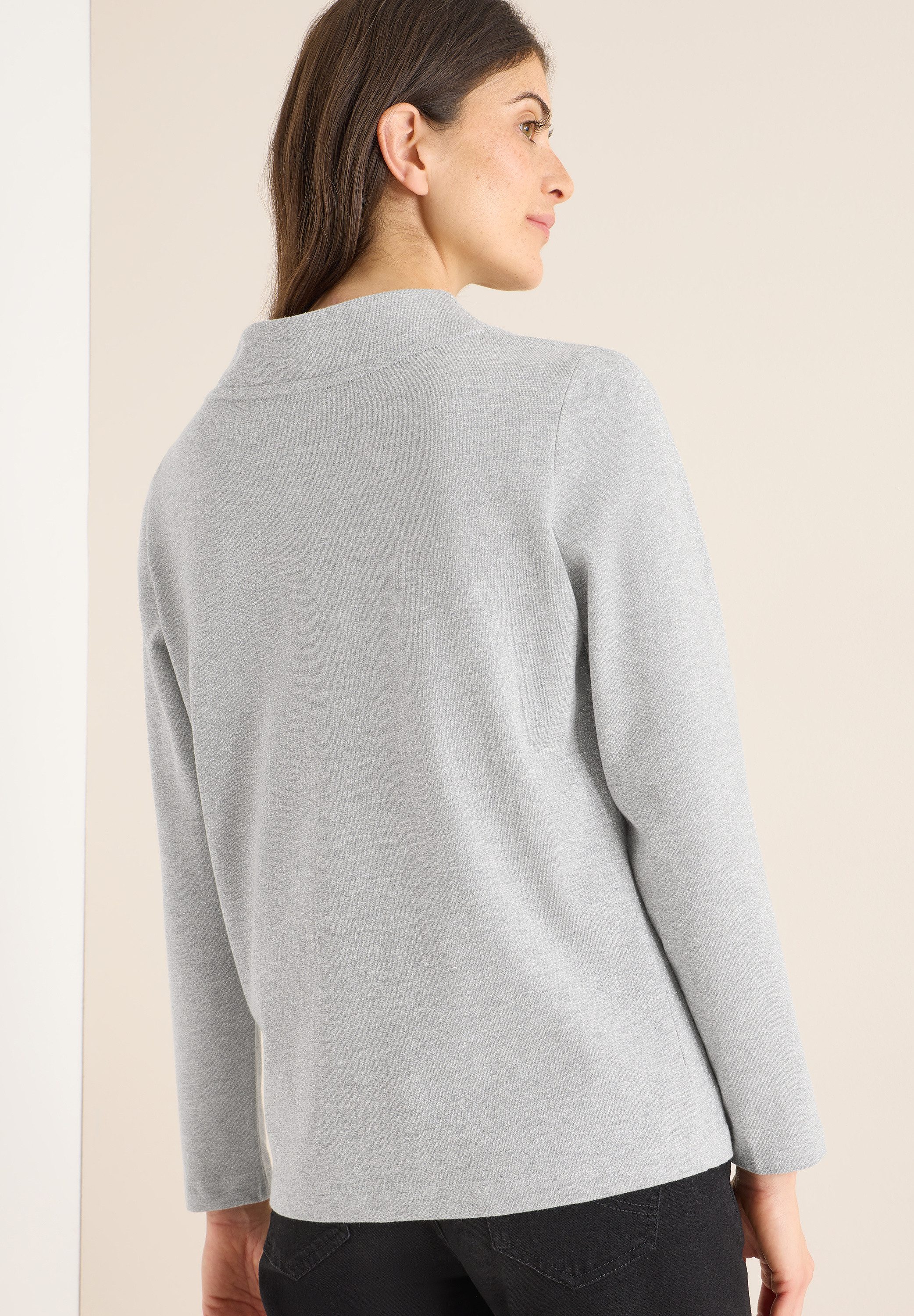CECIL Sweatshirt mit Glitzer-Wording