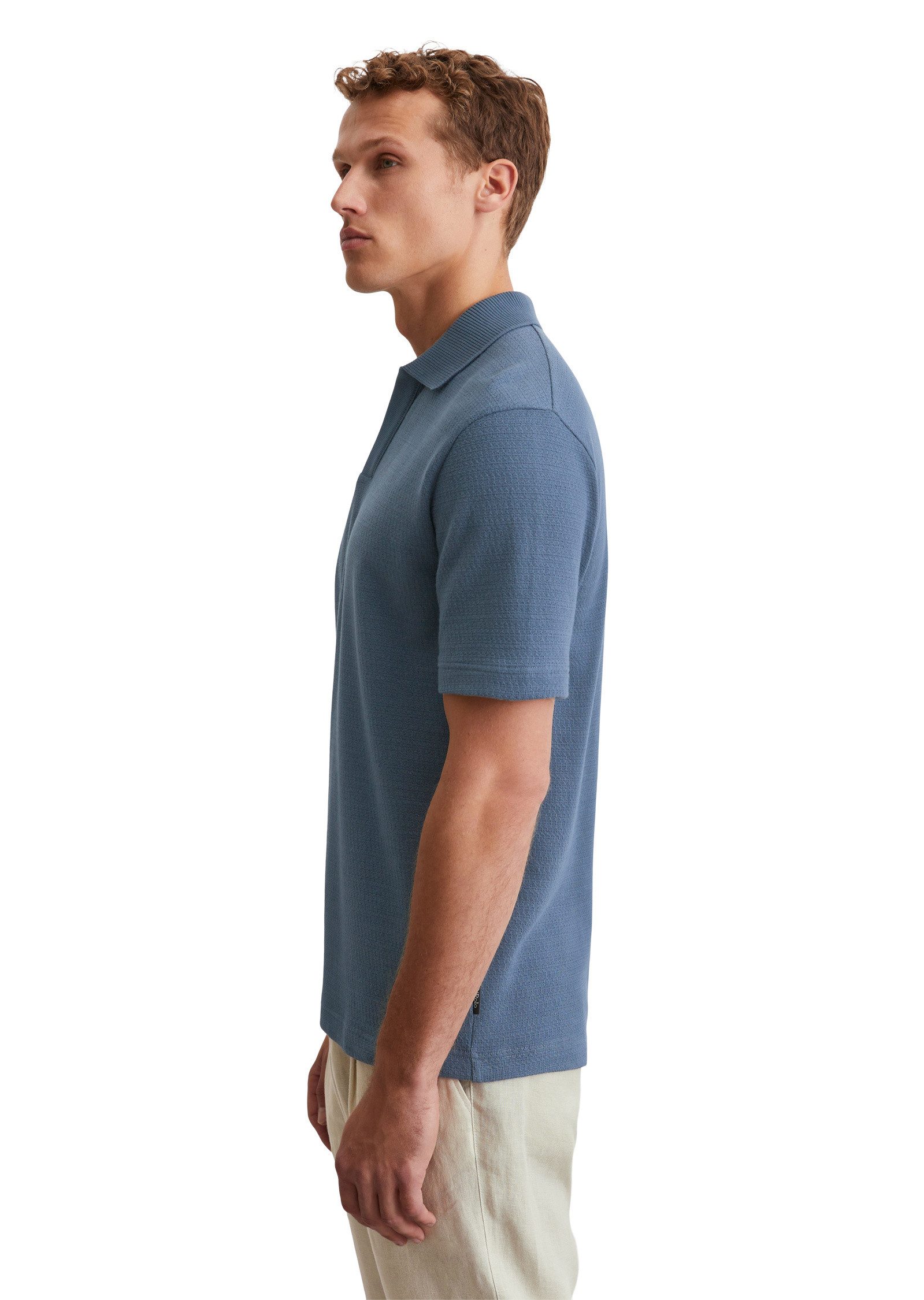 Marc O'Polo Poloshirt mit feiner Struktur günstig online kaufen