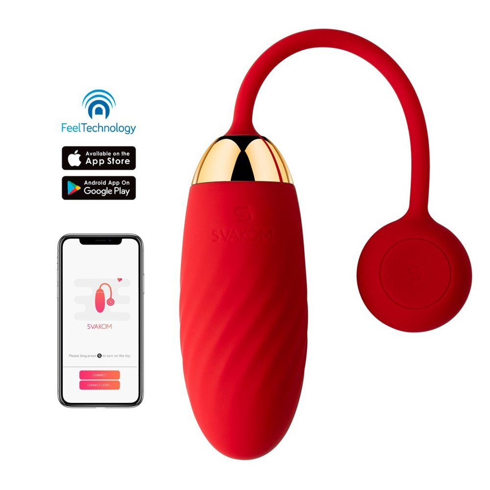 Svakom Paar-Vibrator Ella Vibro-Ei mit App Steuerung Smartphone Vibrator  Wasserdicht