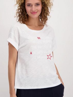 Monari T-Shirt (1-tlg) Stickerei