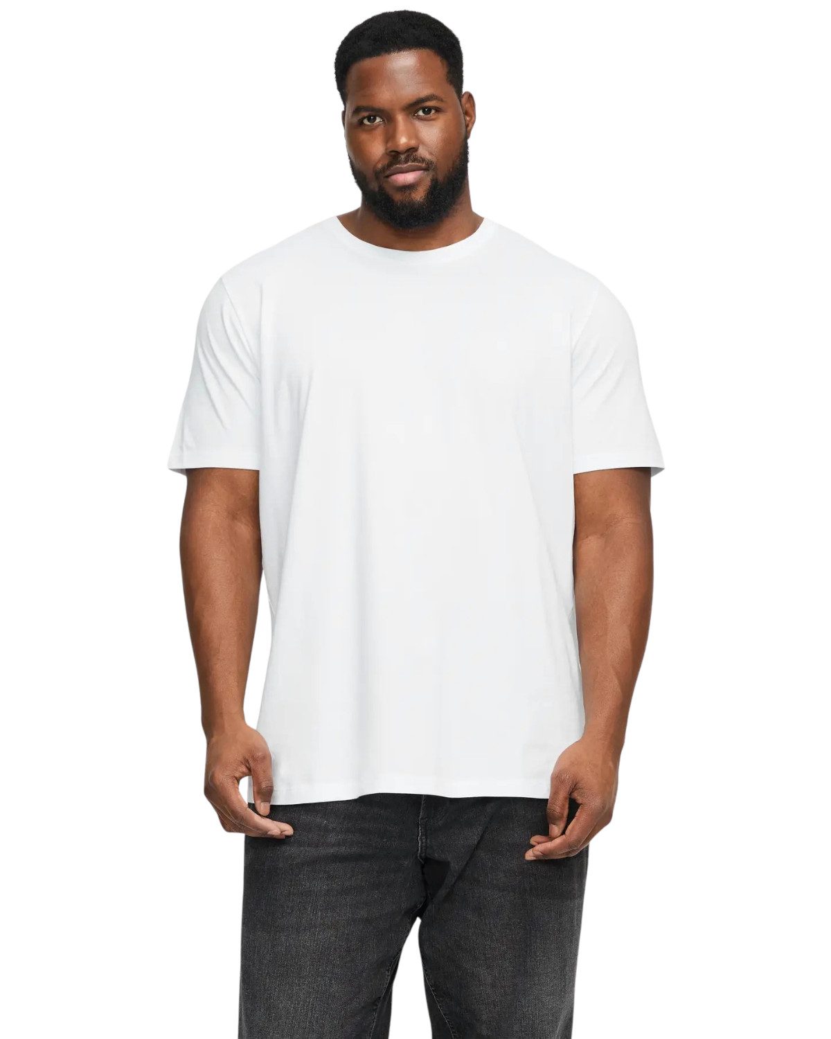 Jack & Jones PlusSize Print-Shirt (Spar-Set, 3er-Pack) Big Size Shirt Übergrößen Shirt