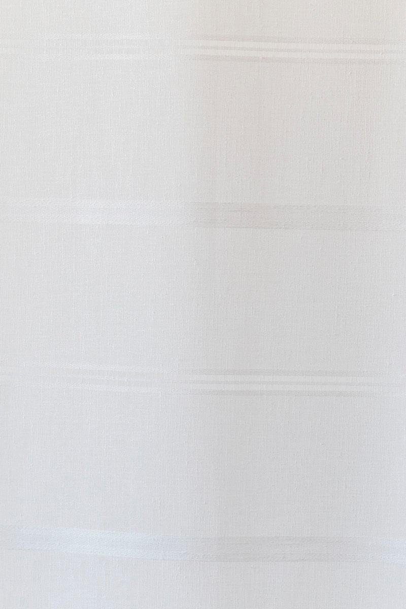 Gardine Linus, HOMING, Wohnzimmer, St), modern, Schlaufen Schlafzimmer (1 Streifen, halbtransparent, verdeckte weiß