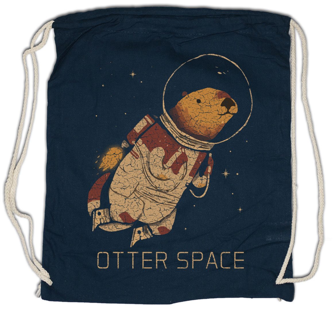 Turnbeutel Otter Space Turnbeutel Wildlife lontra nutria Fischotter Geek Nerd
