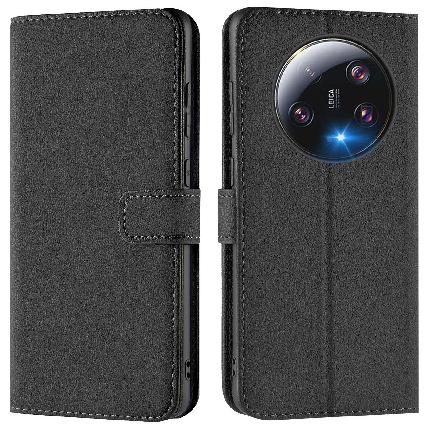 CoolGadget Handyhülle Book Case Handy Tasche für Xiaomi 13 Ultra 6,73 Zoll, Hülle Klapphülle Flip Cover für Xiaomi 13 Ultra Schutzhülle stoßfest