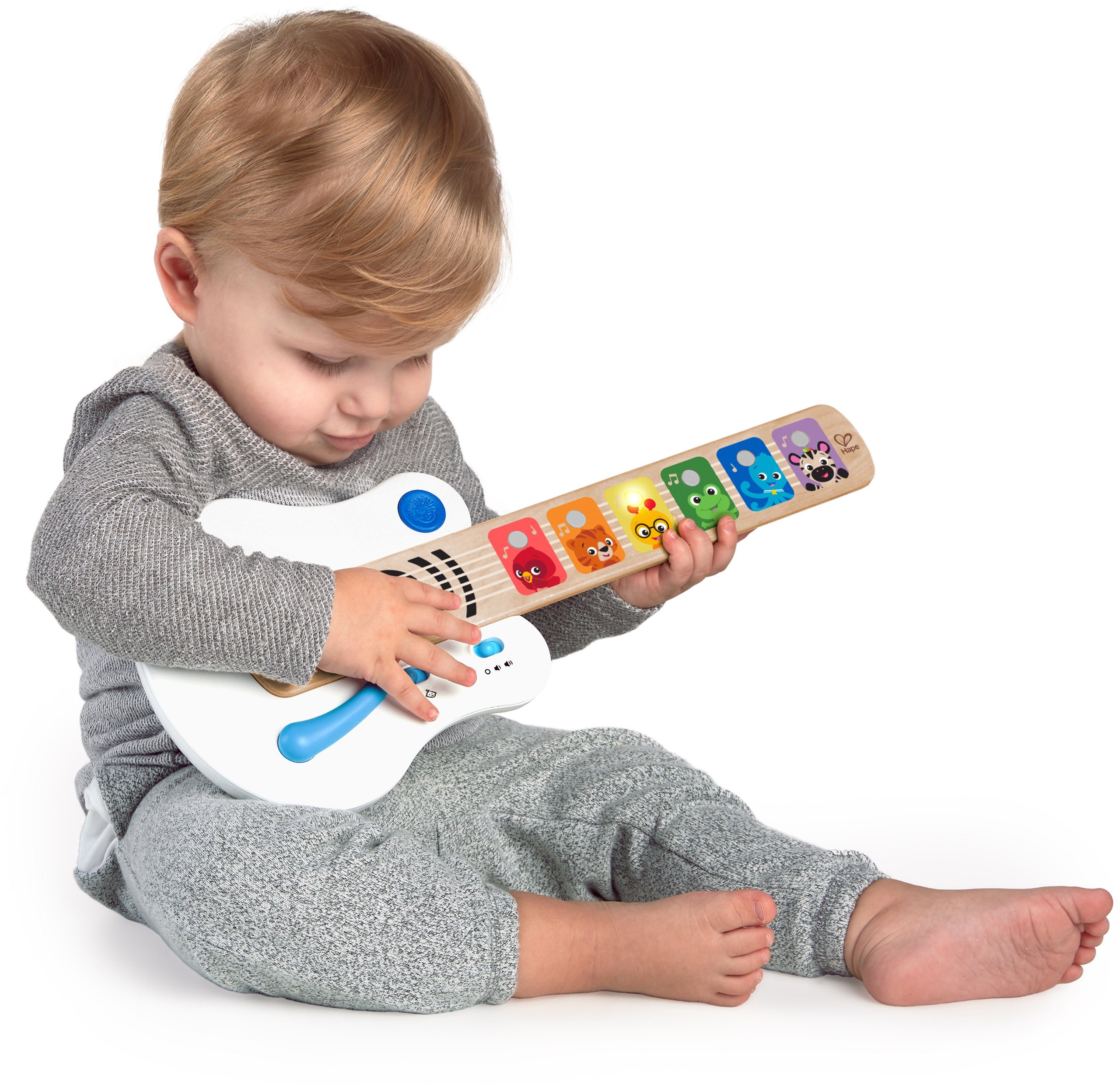 Baby Einstein Spielzeug-Musikinstrument Touch Gitarre Magische Melodien, mit Licht & Sound