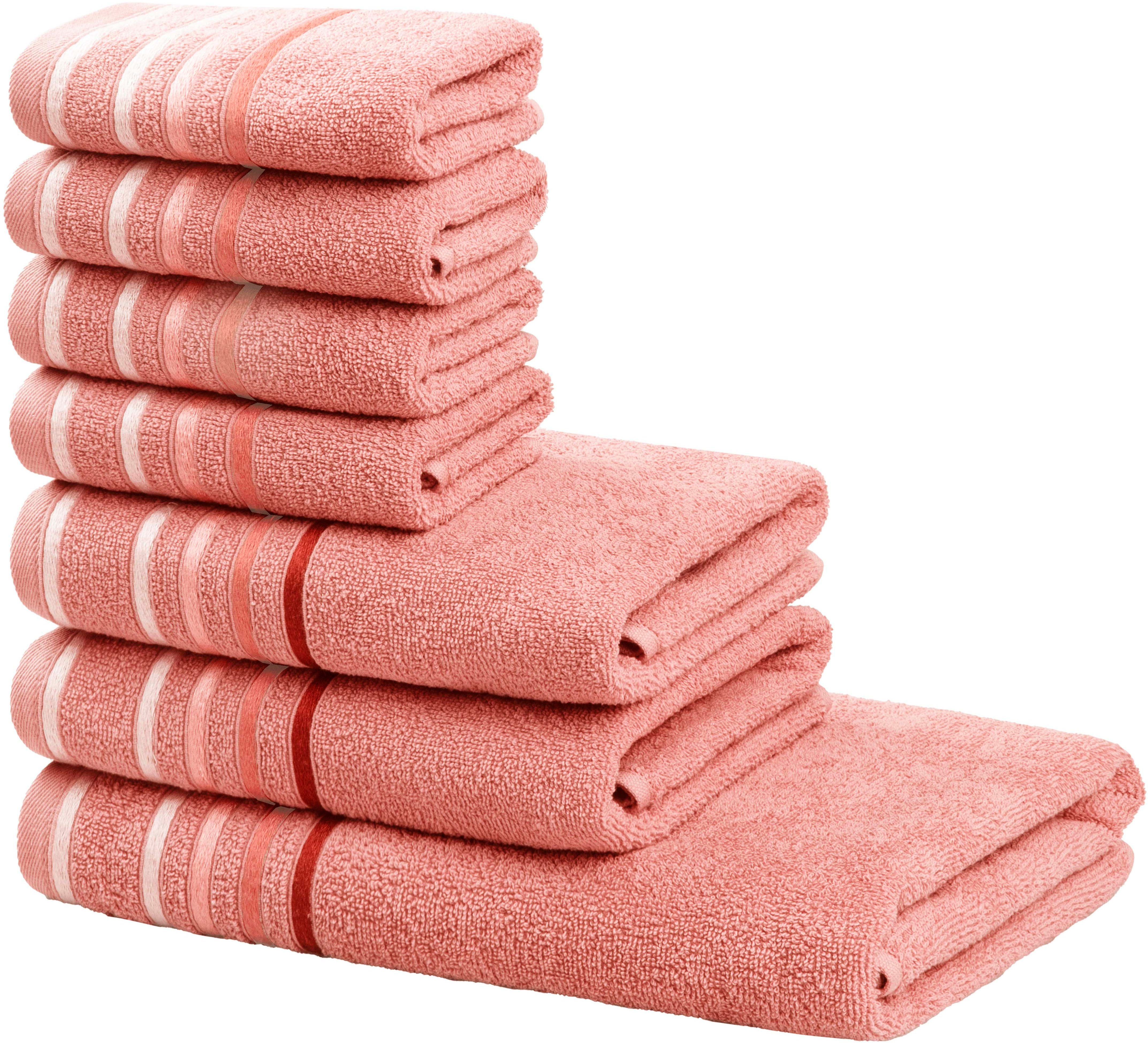 my home Handtuch Set Niki, Duschtuch, Handtücher und Gästetücher, Walkfrott günstig online kaufen