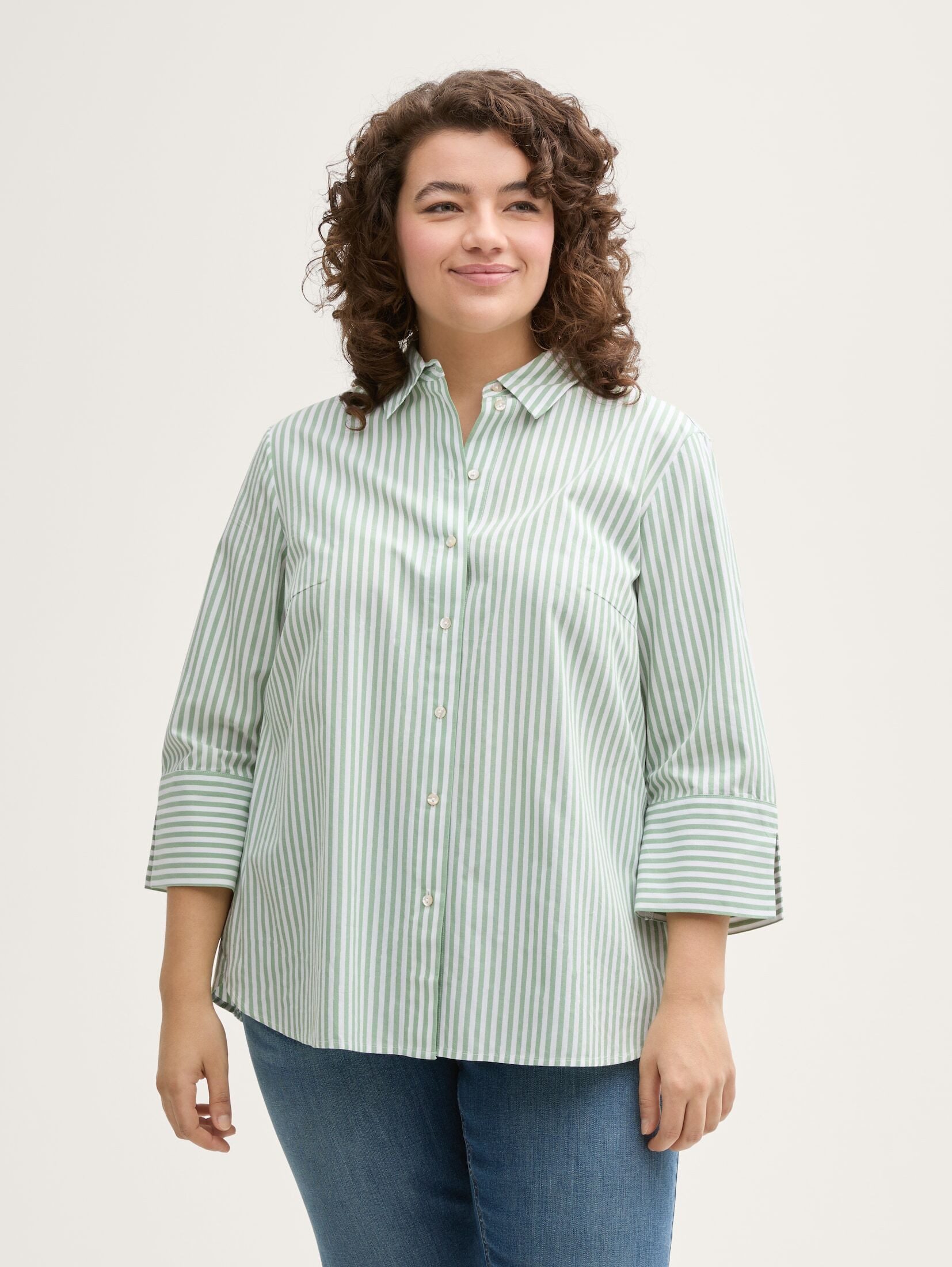 TOM TAILOR PLUS Langarmbluse Plus Size günstig online kaufen
