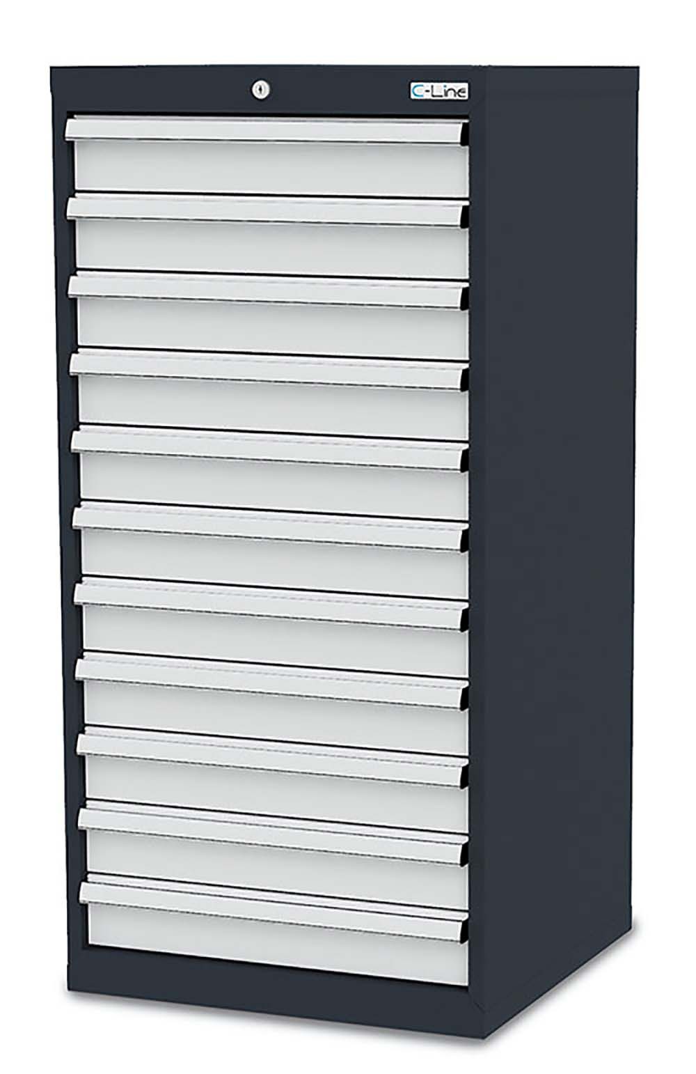 Simplaflex Werkzeugschrank Simplaflex Schubladenschrank, 11 Schubladen, BxTxH 600x575x1220 mm