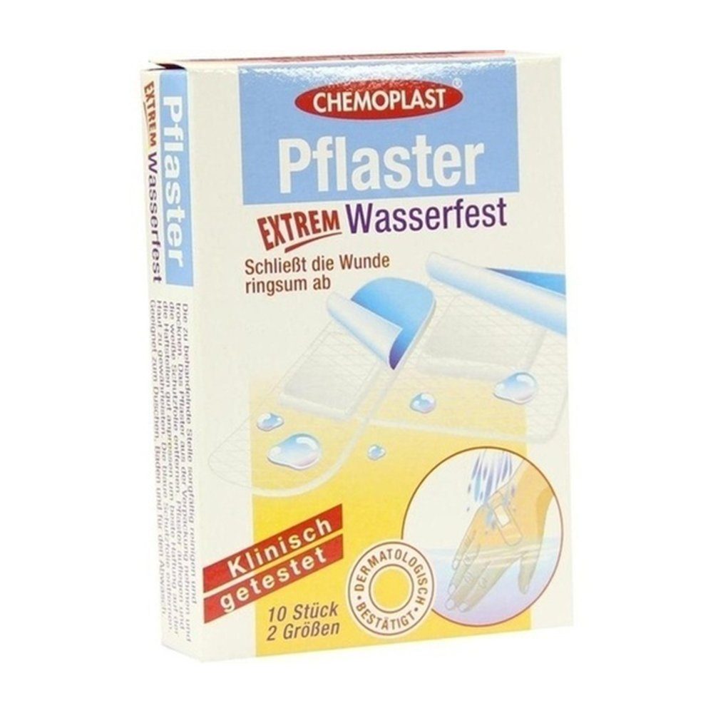 Axisis GmbH Wundpflaster PFLASTER extrem Wasserfest 2 Größen, 10 Stück (10 St)