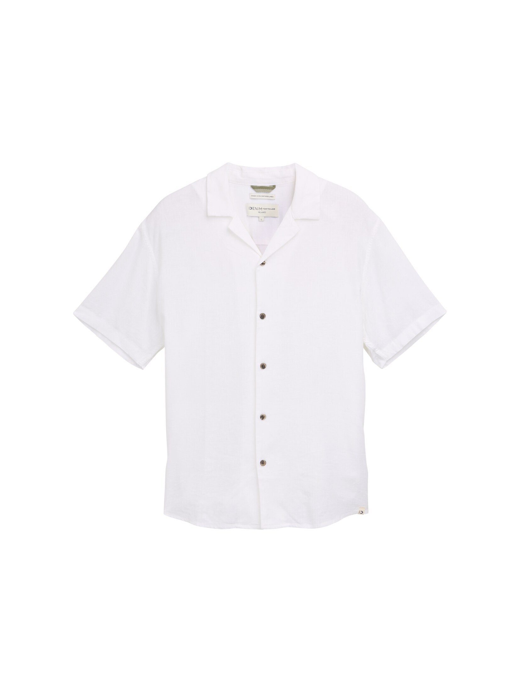 TOM TAILOR Denim Kurzarmhemd Blusen & Shirts Relaxed Fit Kurzarmhemd mit Le günstig online kaufen