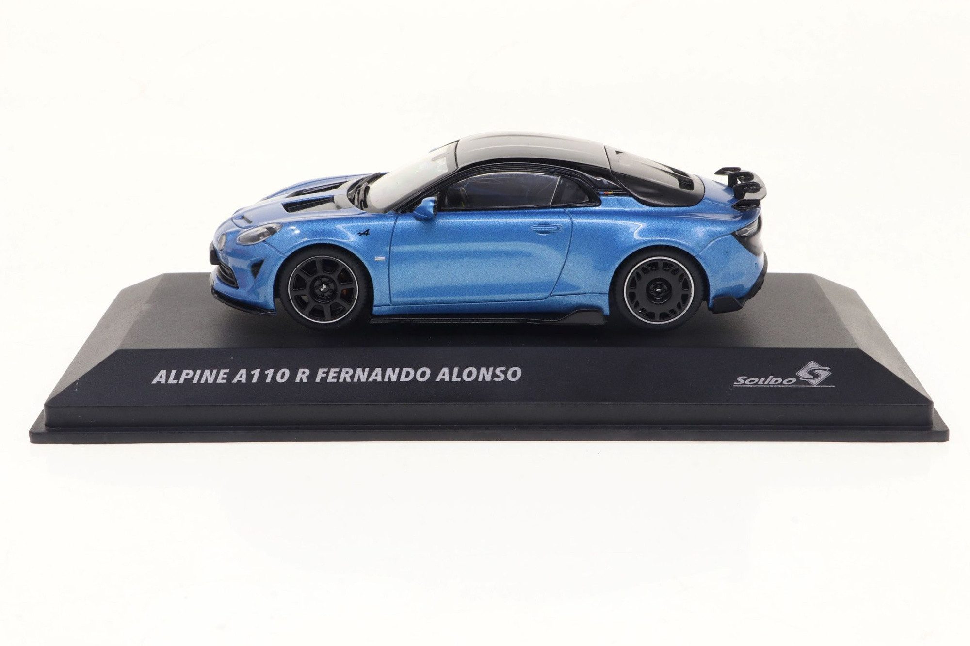 SOLIDO Alpine A110 R Radicale Coupe 2023 Bleue 1/43 – Édition Fernando Alonso S4317201 Maquette Alpine Bleue 1/43