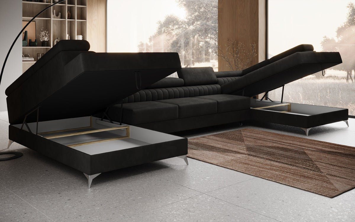 Luxusbetten24 Schlafsofa Designer Sofa Aurea U günstig online kaufen