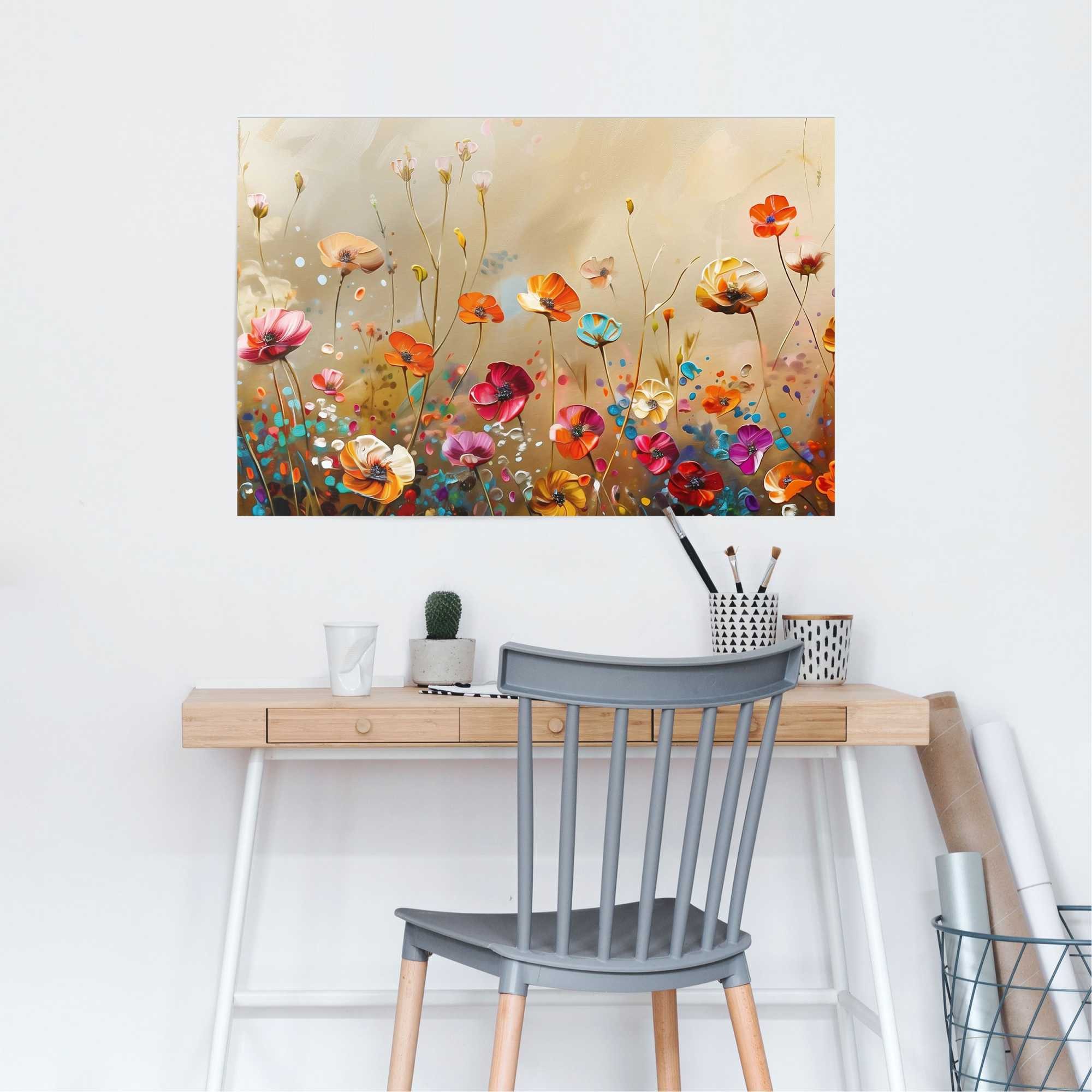 Reinders! Poster Sommerliches Blumenfeld günstig online kaufen