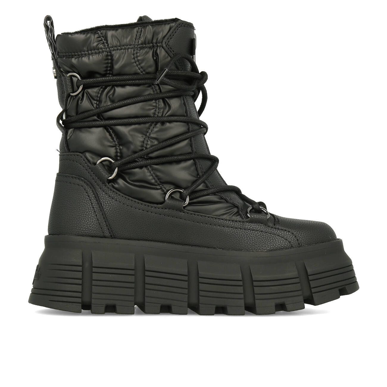 Buffalo Buffalo AVA Puffer Hike Vegan Damen Black Ankleboots