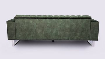 KAWOLA 3-Sitzer NILO, Sofa Velvet Vintage verschiedene Farben