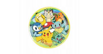 Festivalartikel Einweggeschirr-Set Neuheit! Pokemon Geburtstagsset: Teller, Becher, Servietten - 20 Stück, papier