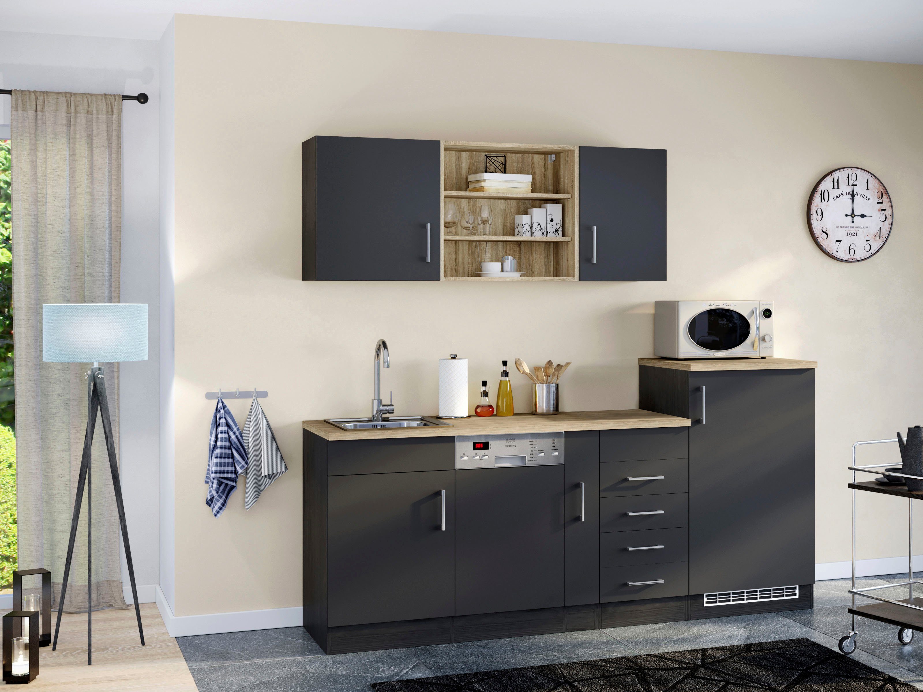 KOCHSTATION Küche KS-Mali, Breite 210 cm, günstig online kaufen