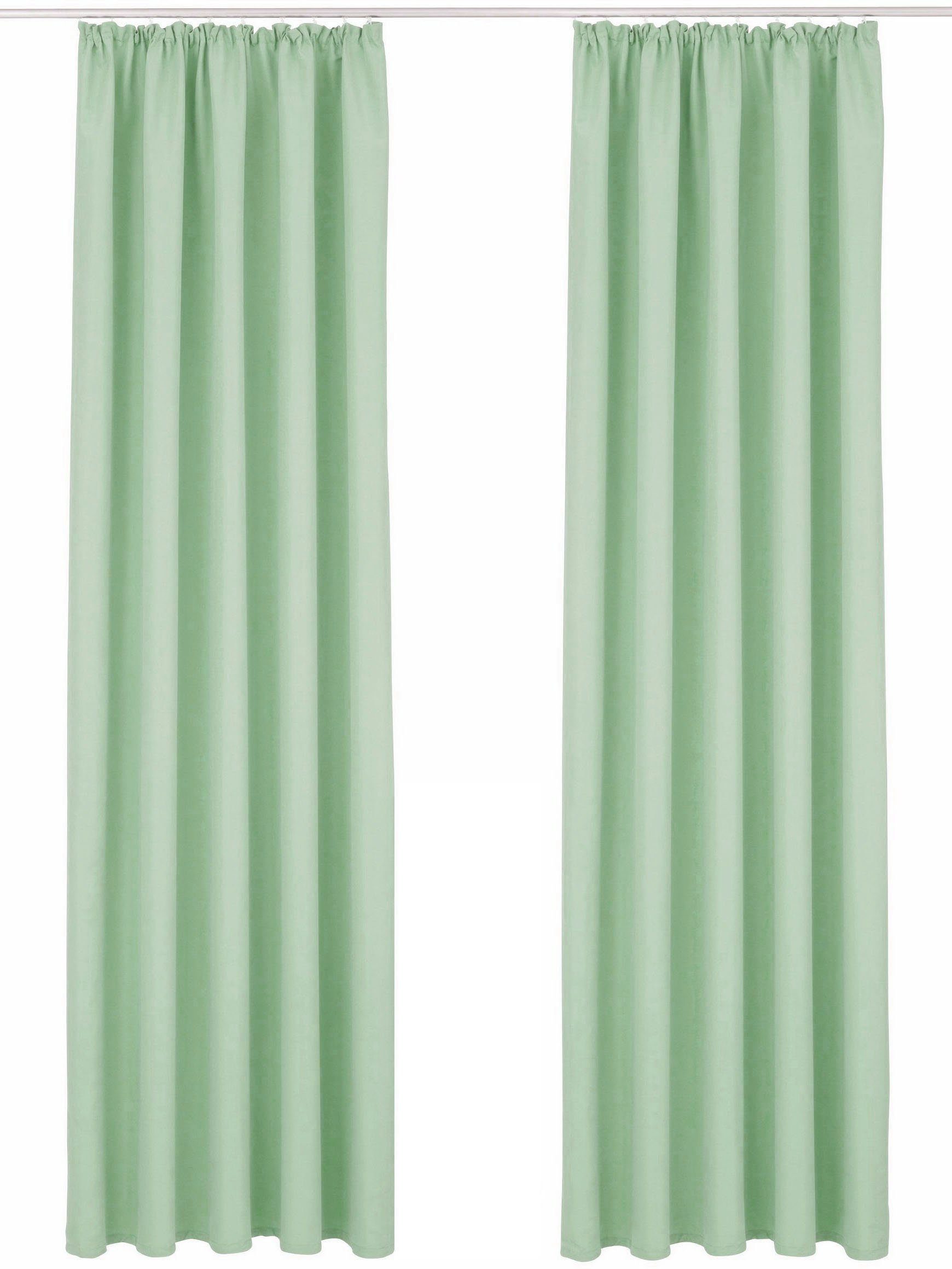 OTTO home Vorhang Parry (2 St), Kräuselband, blickdicht, Polyester, 2-er Se günstig online kaufen
