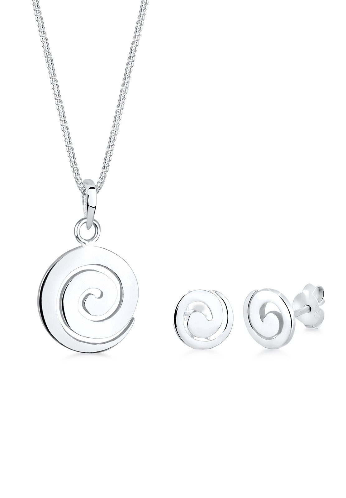 Elli Schmuckset Spirale 925 Sterling Silber, günstig online kaufen