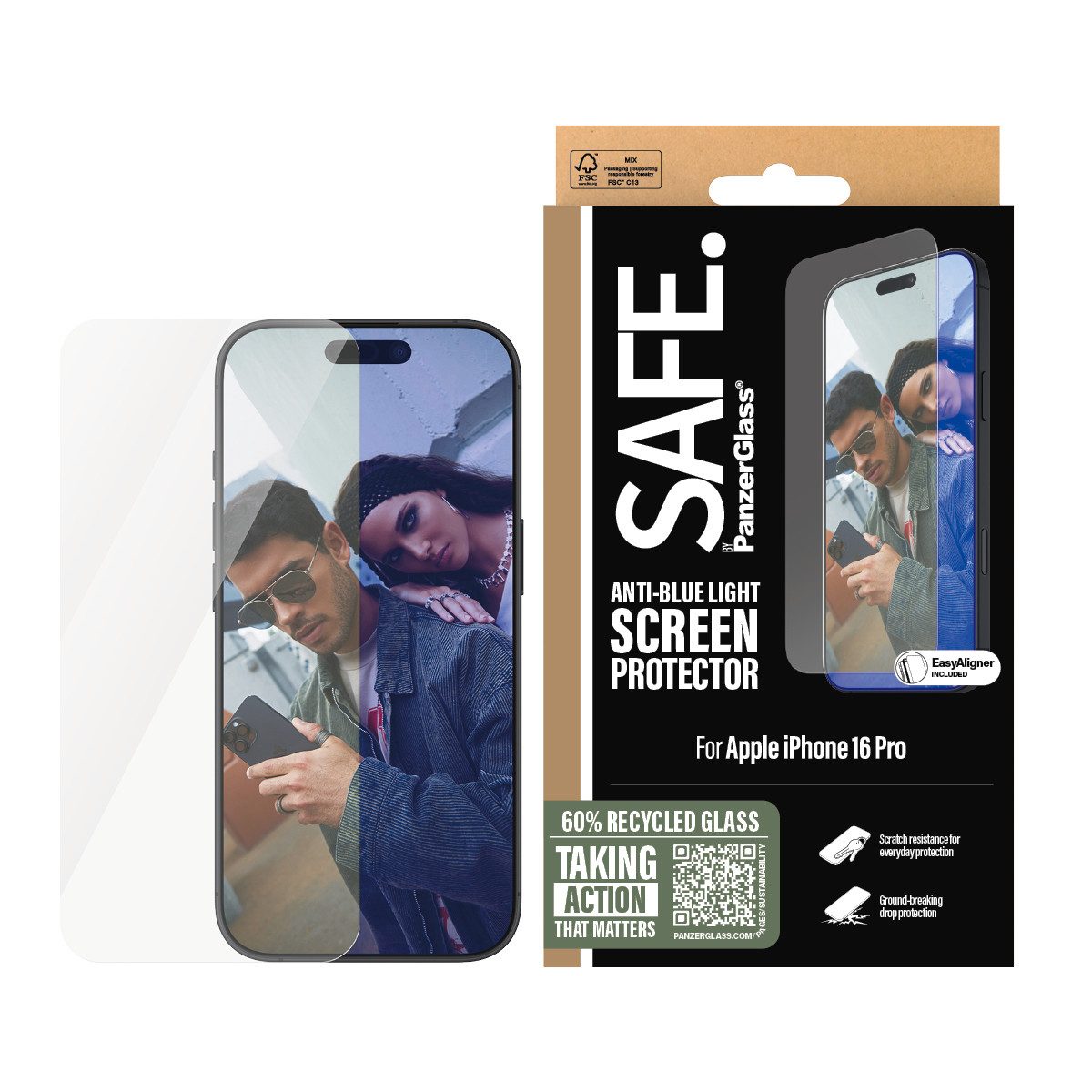 Displayschutzglas Anti-Blue Light Screen Protection