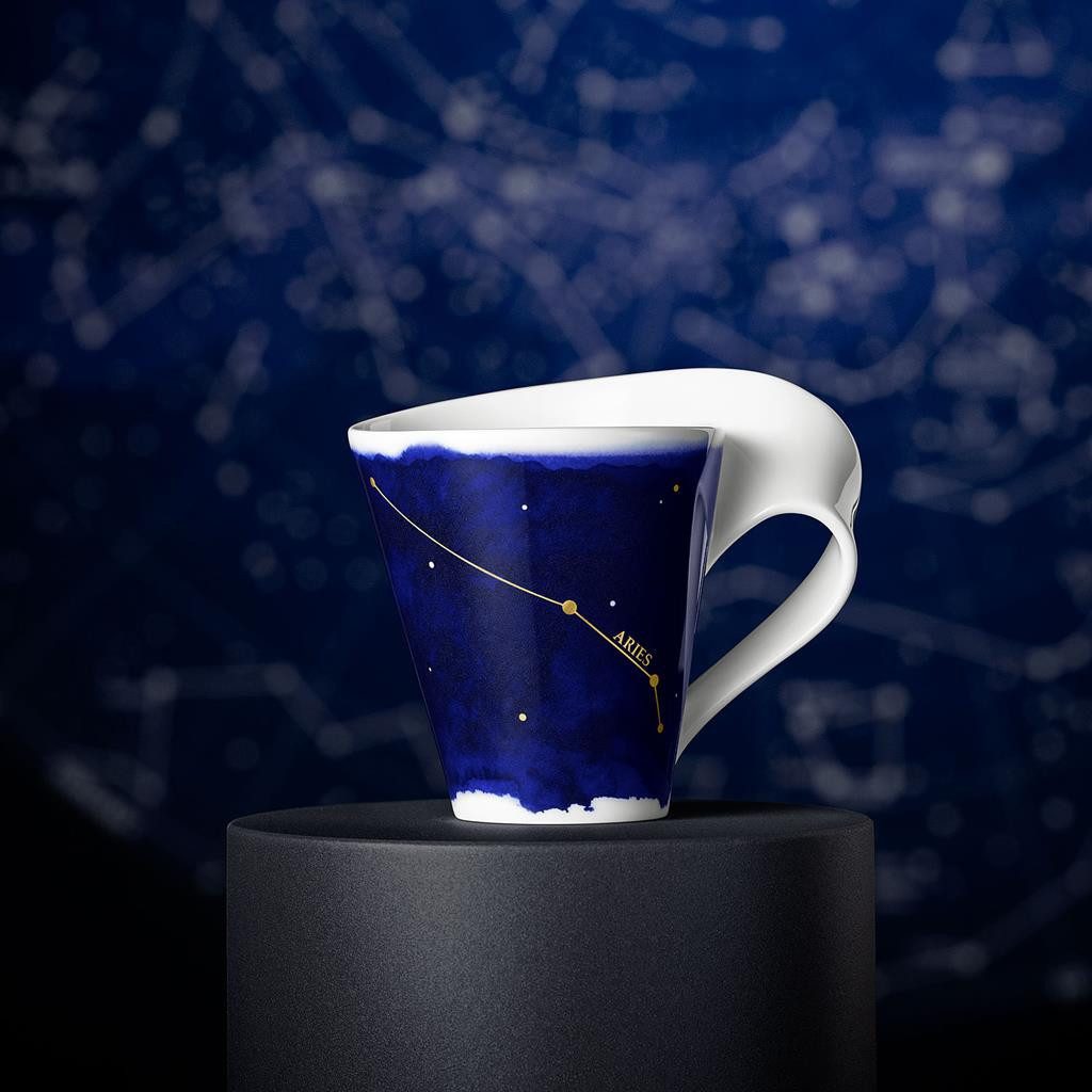Villeroy & Boch Tasse NewWave Stars Tasse Widder 300 ml, 1-tlg., Porzellan