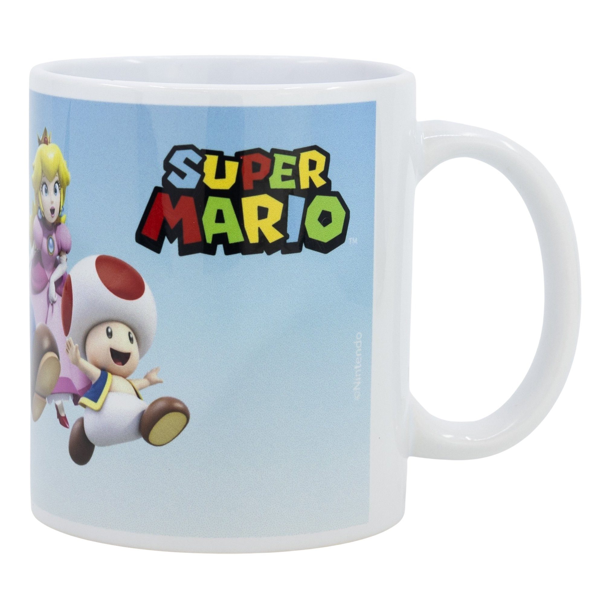 Super Mario Tasse Super Mario Luigi Freunde Gamer Kaffeetasse Teetasse Geschenkidee, Keramik, 330 ml