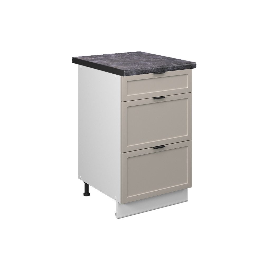 Vicco Unterschrank Fame-Line, GrauBeige/Weiß, 50 cm, günstig online kaufen