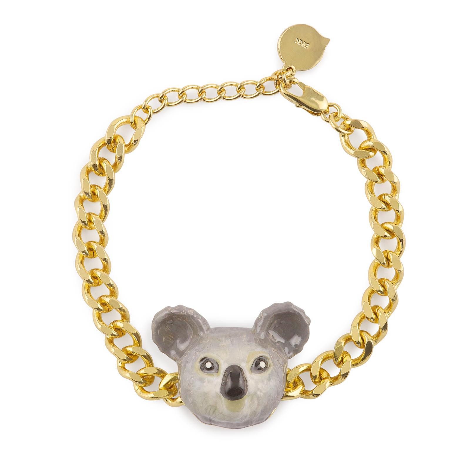 Silberarmband Koala Armband vergoldet