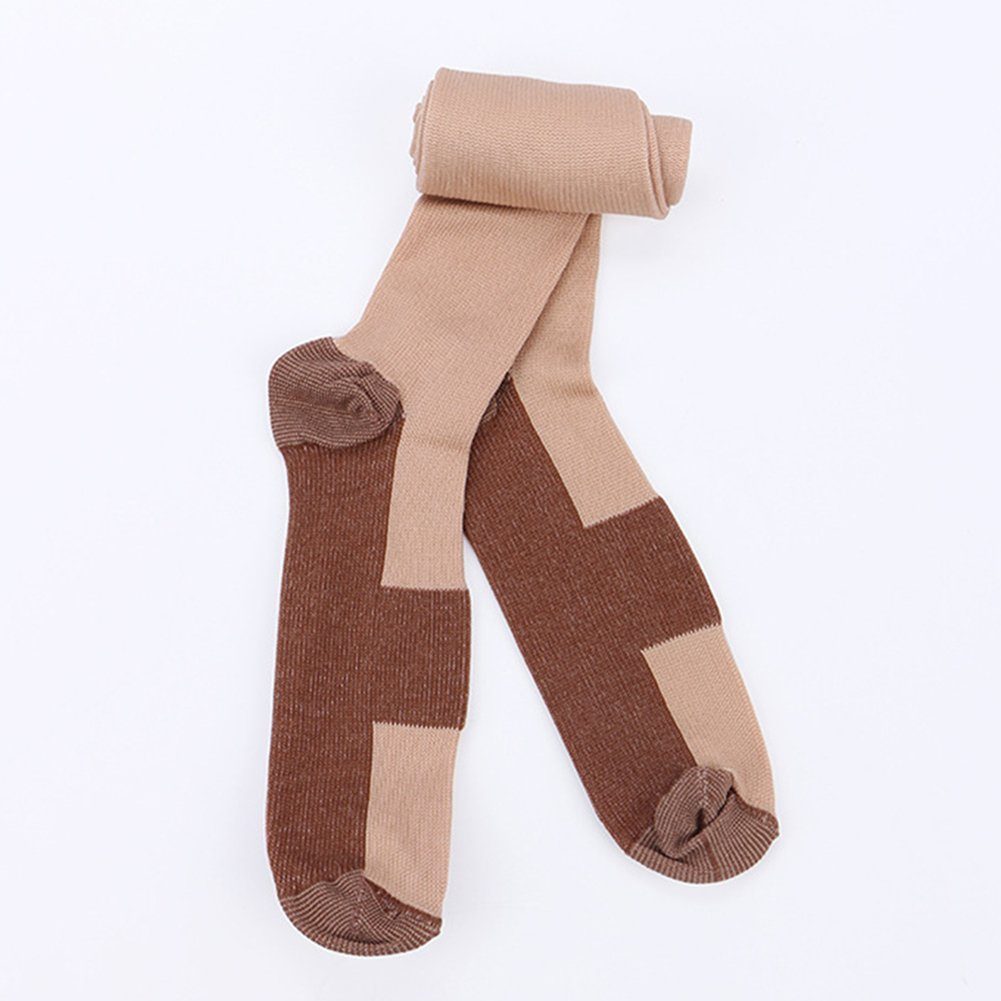 Stützkniestrümpfe Socken Blusmart Yin Feuchtigkeitsableitende Yang-weiß Fußball-Druckstrümpfe, Elastische, C und