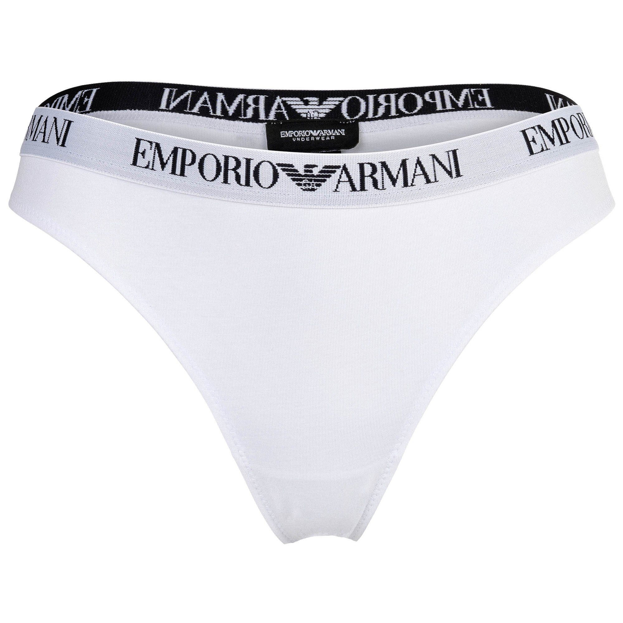 Emporio Armani String Damen String 2er Pack Baumwolle ESSENTIAL COTTON (Packung, 2er Pack)