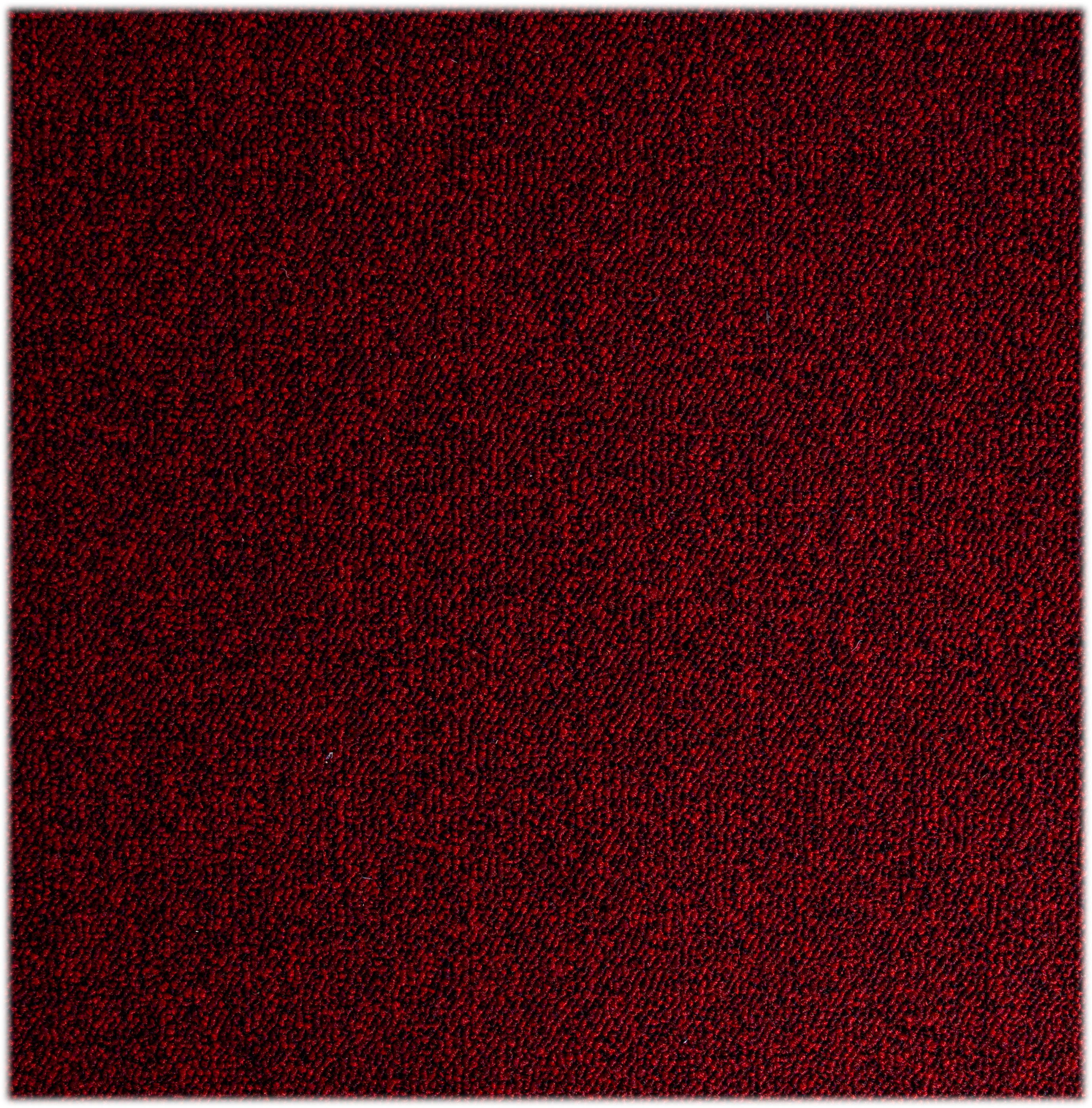 Teppichboden Coupon Schlinge Matz, Andiamo, rechteckig, Höhe: 6 mm, meliert, Breite 400 cm oder 500 cm, strapazierfähig & pflegeleicht rot