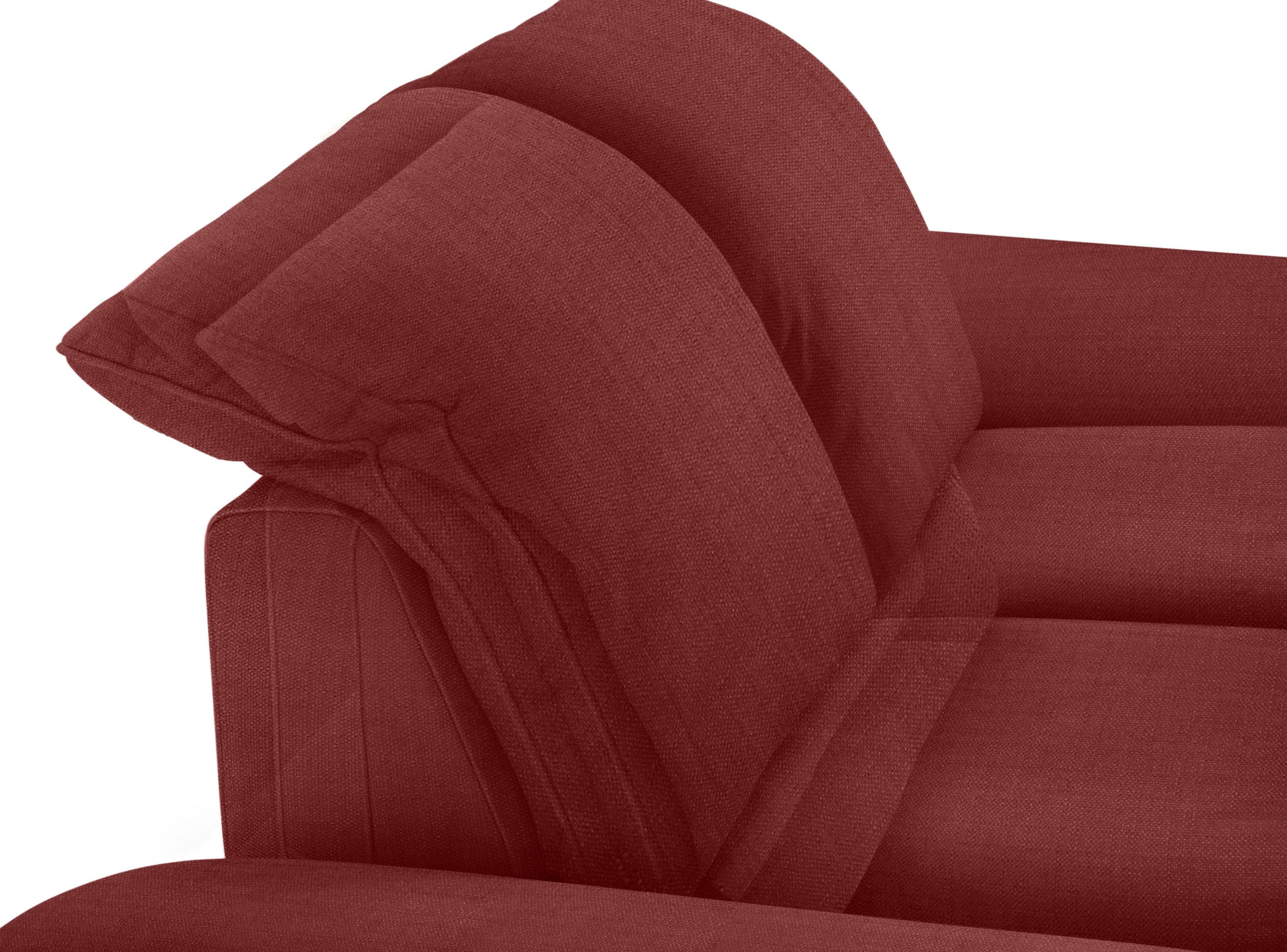 W.SCHILLIG 2,5-Sitzer enjoy&MORE, Füße Chrom mit Breite glänzend, Sitztiefenverstellung, 232 cm